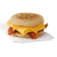 Bacon, Egg & Cheese Muffin Breakfast Menu
