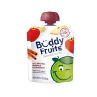 Buddy fruit apple sauce: a small container filled with smooth and delicious apple sauce.


